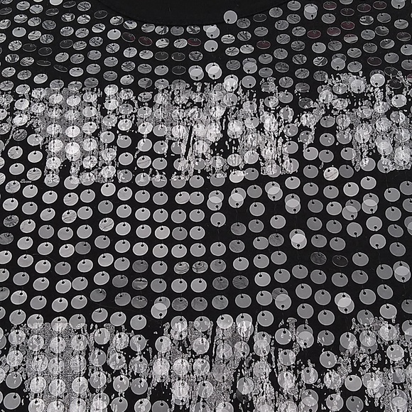 Cato Black Sequin Sleeveless Top Holiday SZ 18/20W - Picture 2 of 7